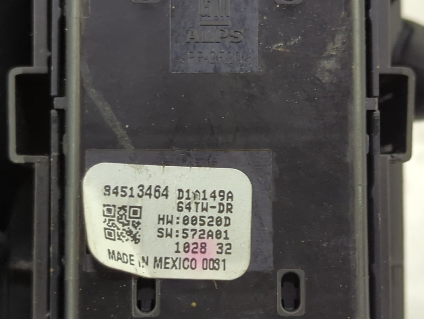 2021 Gmc Terrain Master Power Window Switch Replacement Driver Side Left P/N:84513464 Fits Fits 2016 2017 2018 2019 2020 202