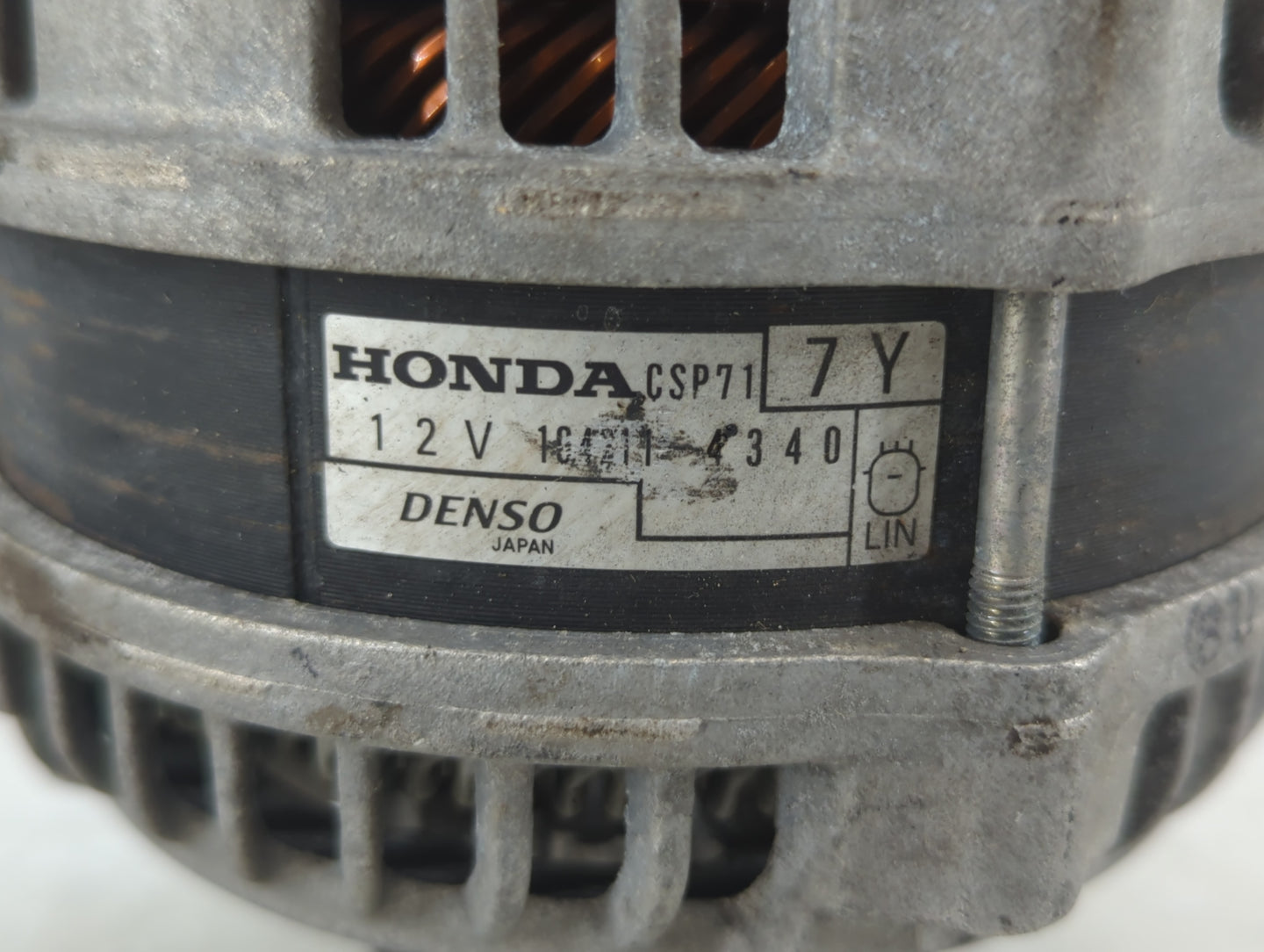 2018-2022 Honda Accord Alternator Replacement Generator Charging Assembly Engine OEM P/N:104211-4340 Fits OEM Used Auto Part