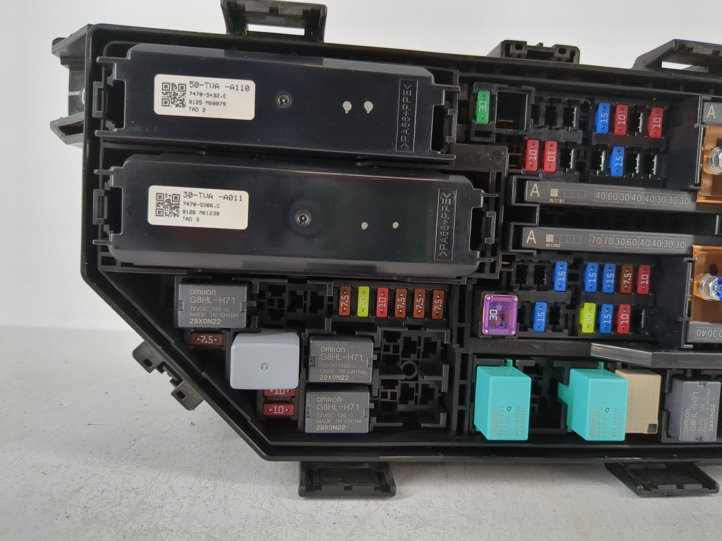 2021-2022 Honda Accord Fusebox Fuse Box Panel Relay Module P/N:50-TVA-A010 Fits Fits 2021 2022 OEM Used Auto Parts - Oemused
