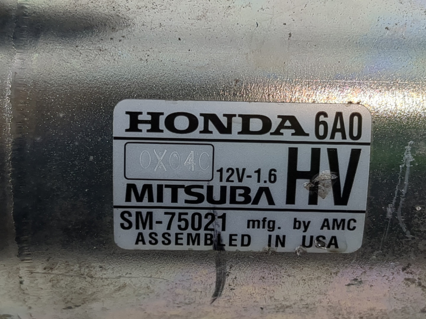 2021-2022 Honda Accord Car Starter Motor Solenoid OEM P/N:SM-75021 Fits Fits 2021 2022 OEM Used Auto Parts - Oemusedautopart