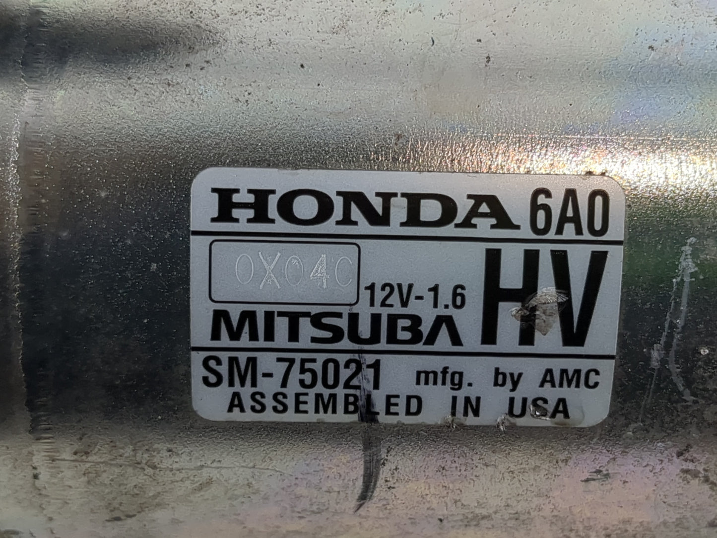 2021-2022 Honda Accord Car Starter Motor Solenoid OEM P/N:SM-75021 Fits Fits 2021 2022 OEM Used Auto Parts - Oemusedautopart