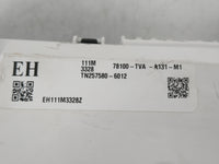 2021-2022 Honda Accord Instrument Cluster Speedometer Gauges P/N:78100-TVA-A131-M1 Fits Fits 2021 2022 OEM Used Auto Parts -