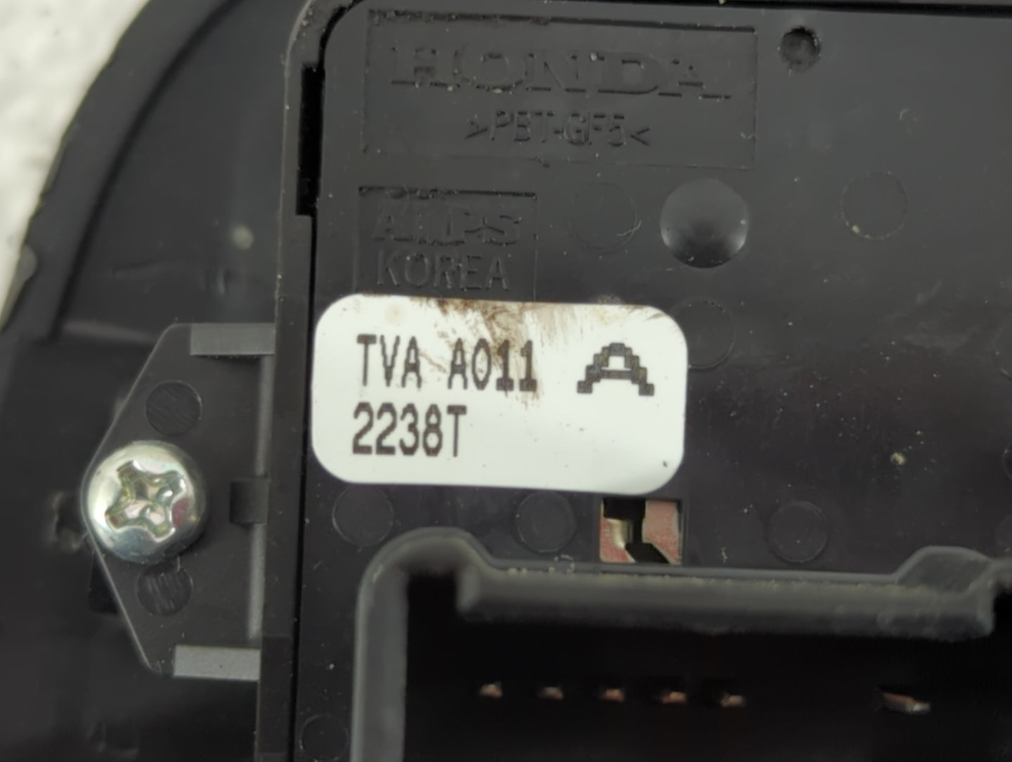 2018-2022 Honda Accord Master Power Window Switch Replacement Driver Side Left P/N:M64590 Fits Fits 2018 2019 2020 2021 2022