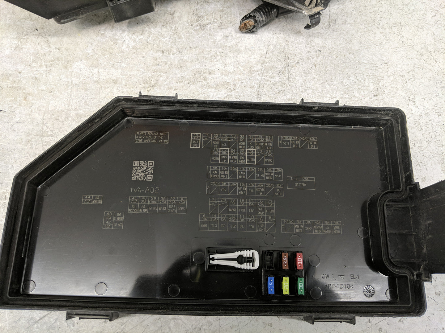 2021-2022 Honda Accord Fusebox Fuse Box Panel Relay Module P/N:PP-TD10 Fits Fits 2021 2022 OEM Used Auto Parts - Oemusedauto