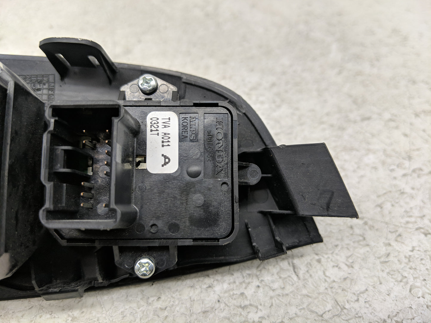 2018-2022 Honda Accord Master Power Window Switch Replacement Driver Side Left Fits Fits 2018 2019 2020 2021 2022 OEM Used A