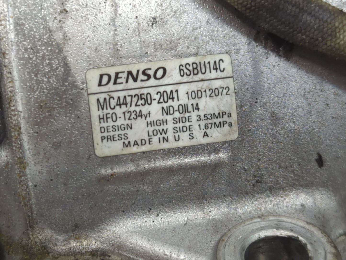 2018-2022 Honda Accord Air Conditioning A/c Ac Compressor Oem - Oemusedautoparts1.com