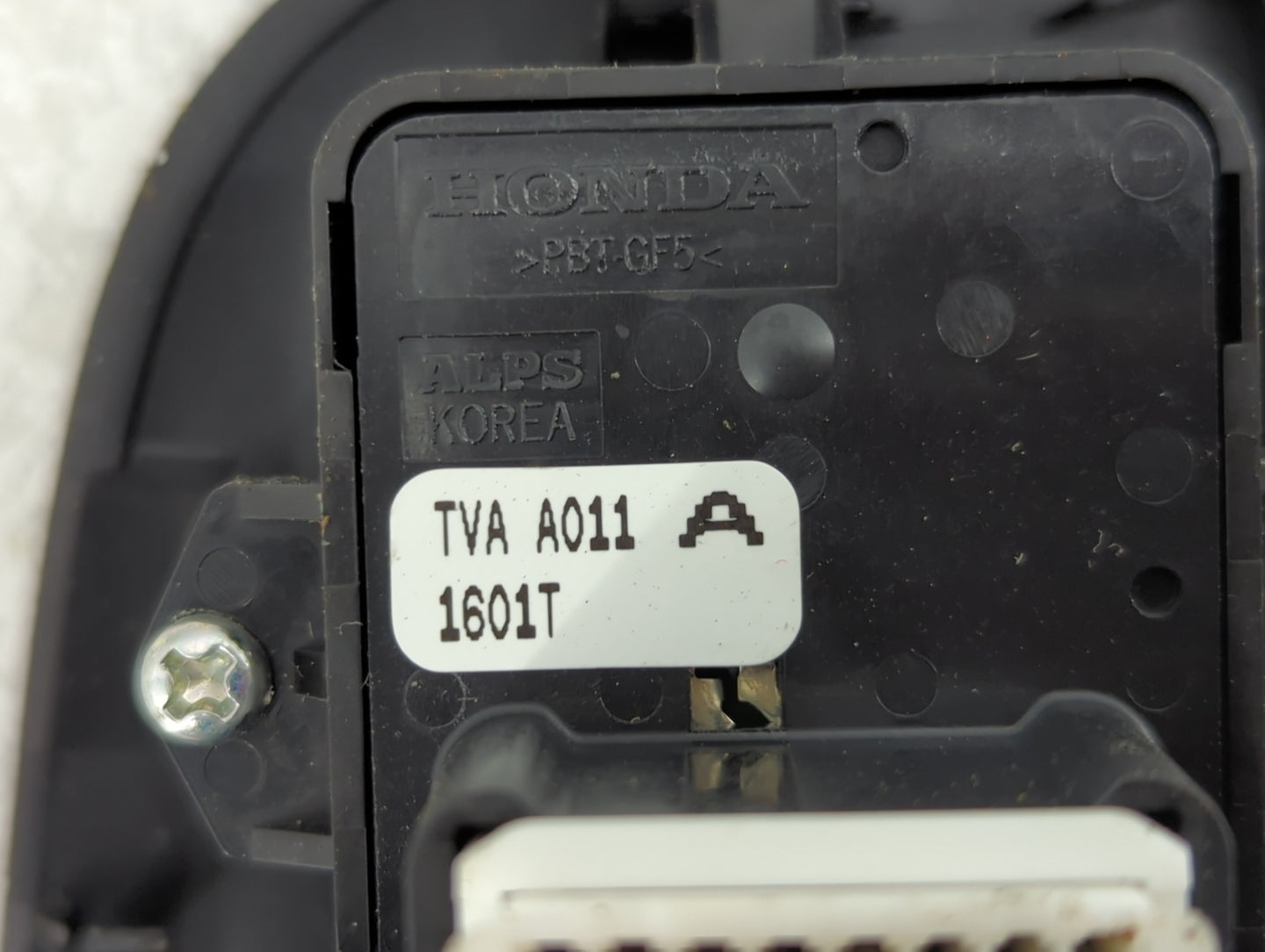 2018-2022 Honda Accord Master Power Window Switch Replacement Driver Side Left P/N:TVA A011 Fits Fits 2018 2019 2020 2021 20