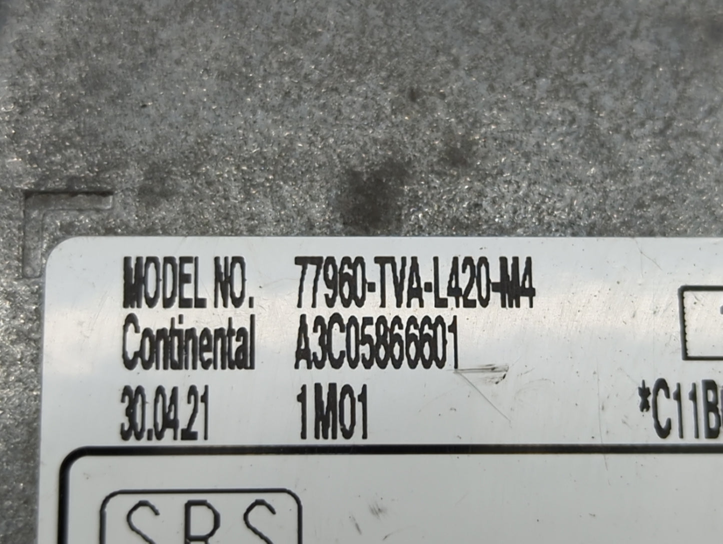2021-2022 Honda Accord Body Control Module Bcm Inner Cabin Fuse Box - Oemusedautoparts1.com