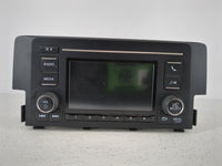 2019-2021 Honda Civic Radio AM FM Cd Player Receiver Replacement P/N:39100-TBA-A41 Fits Fits 2019 2020 2021 OEM Used Auto Pa
