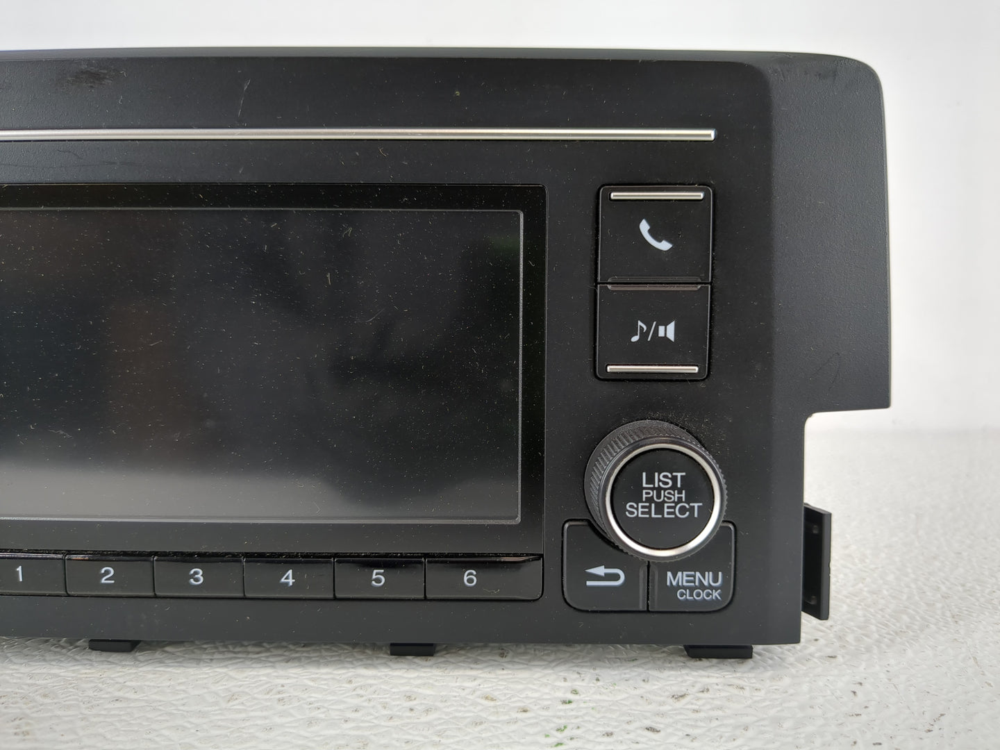 2019-2021 Honda Civic Radio AM FM Cd Player Receiver Replacement P/N:39100-TBA-A41 Fits Fits 2019 2020 2021 OEM Used Auto Pa