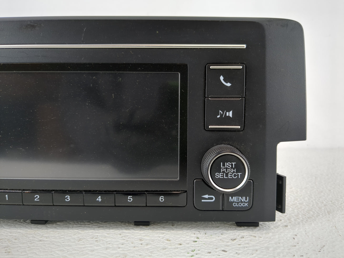 2019-2021 Honda Civic Radio AM FM Cd Player Receiver Replacement P/N:39100-TBA-A41 Fits Fits 2019 2020 2021 OEM Used Auto Pa