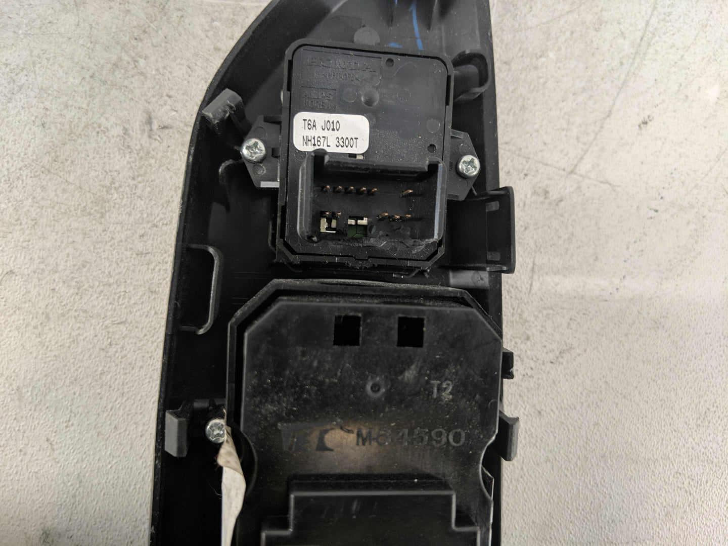 2017-2021 Honda Civic Master Power Window Switch Replacement Driver Side Left P/N:T6A J010 Fits Fits 2017 2018 2019 2020 202