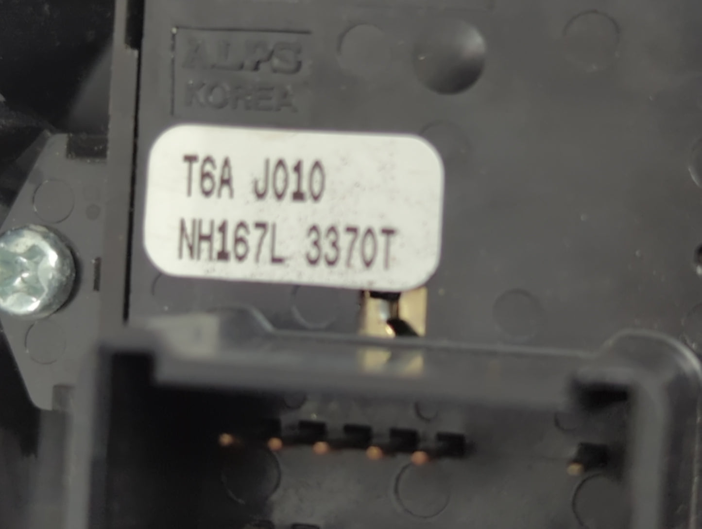 2016-2021 Honda Civic Master Power Window Switch Replacement Driver Side Left P/N:T6A J010 Fits Fits 2016 2017 2018 2019 202