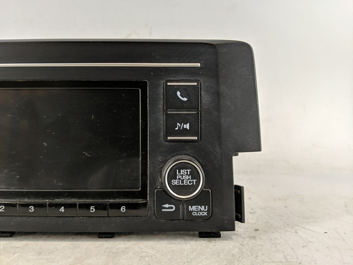 2019-2021 Honda Civic Radio AM FM Cd Player Receiver Replacement Fits Fits 2019 2020 2021 OEM Used Auto Parts - Oemusedautop