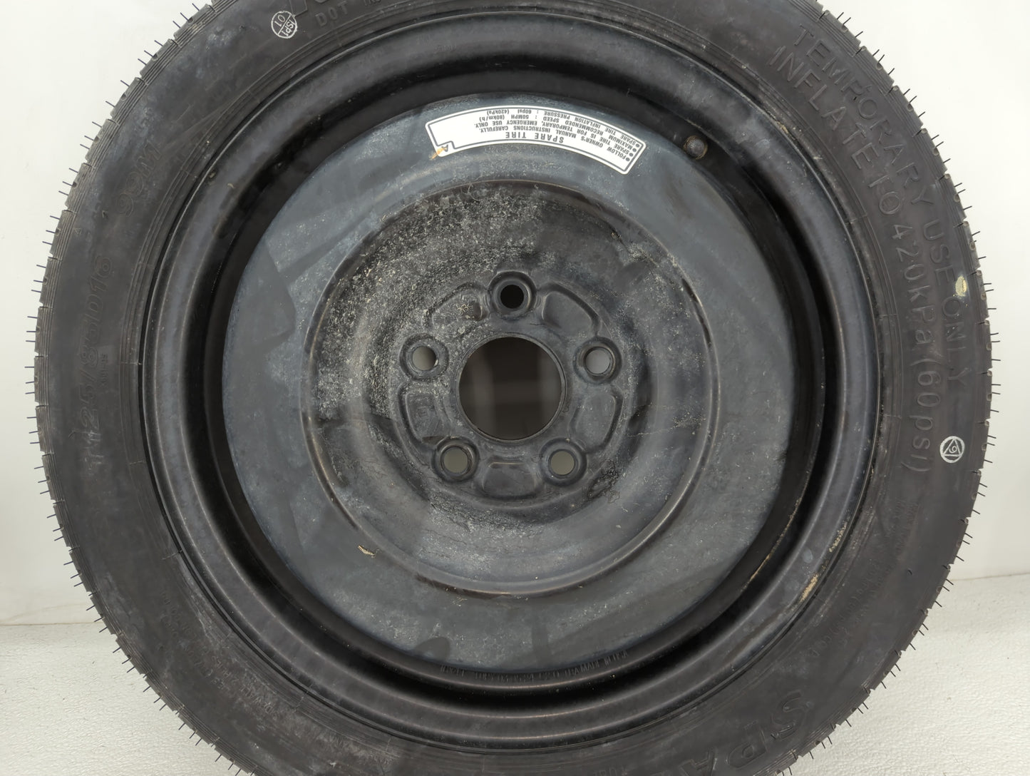 2016-2021 Honda Civic Spare Donut Tire Wheel Rim Oem - Oemusedautoparts1.com