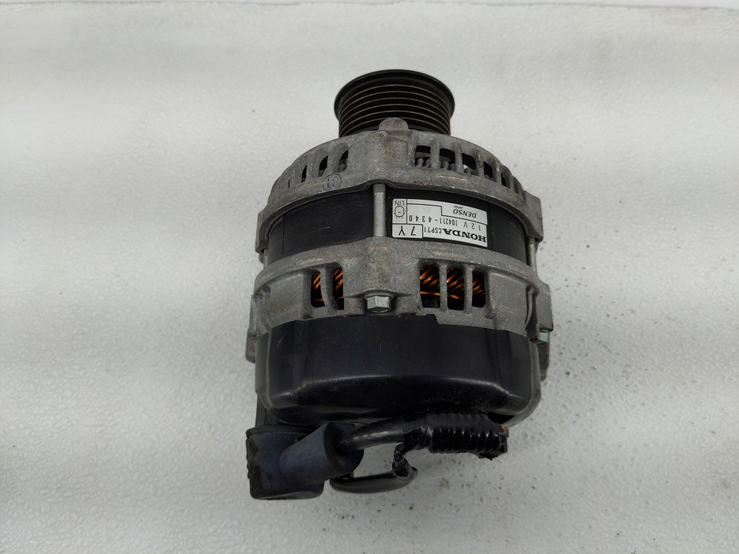 2017-2022 Honda Civic Alternator Replacement Generator Charging Assembly Engine OEM P/N:104211-4340 Fits OEM Used Auto Parts