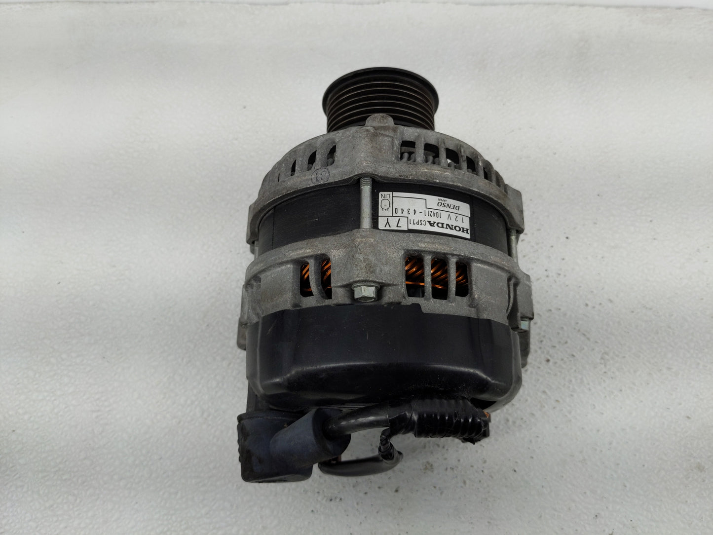 2017-2022 Honda Civic Alternator Replacement Generator Charging Assembly Engine OEM P/N:104211-4340 Fits OEM Used Auto Parts