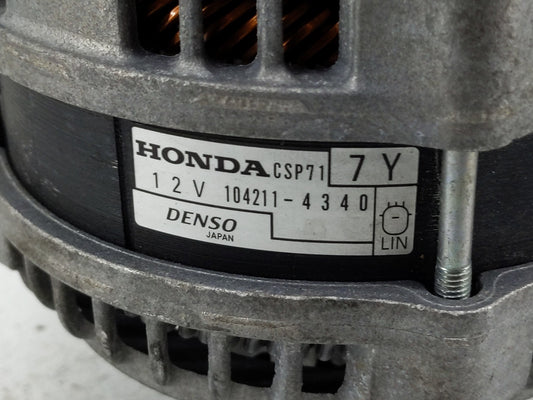 2017-2022 Honda Civic Alternator Replacement Generator Charging Assembly Engine OEM P/N:104211-4340 Fits OEM Used Auto Parts