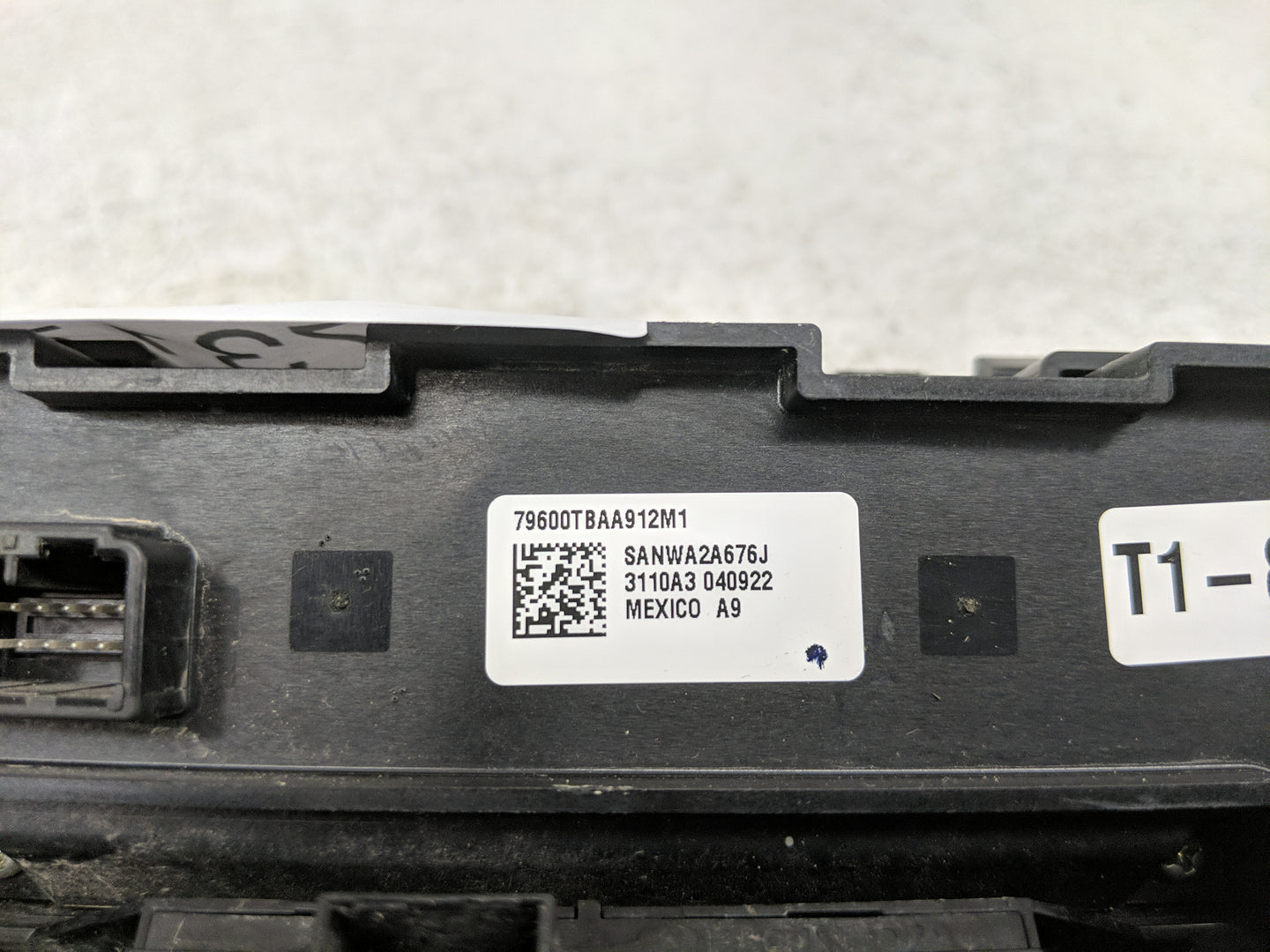 2019-2021 Honda Civic Climate Control Module Temperature AC/Heater Replacement P/N:79600TBAA912M1 Fits Fits 2019 2020 2021 O