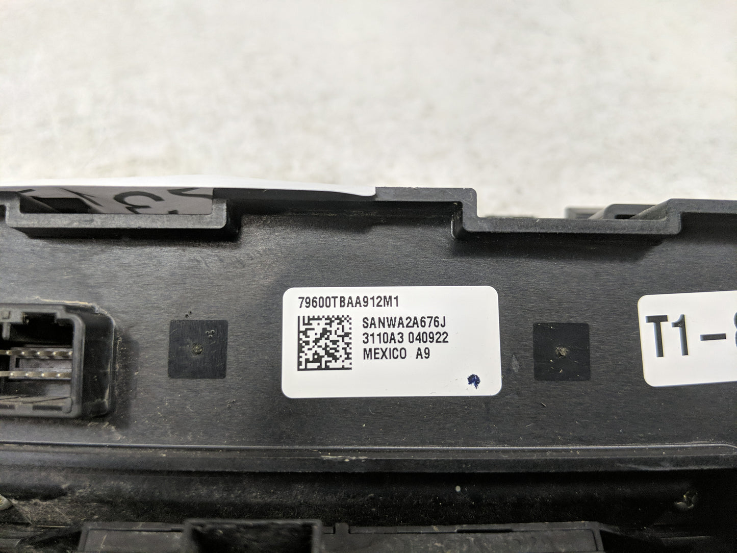 2019-2021 Honda Civic Climate Control Module Temperature AC/Heater Replacement P/N:79600TBAA912M1 Fits Fits 2019 2020 2021 O