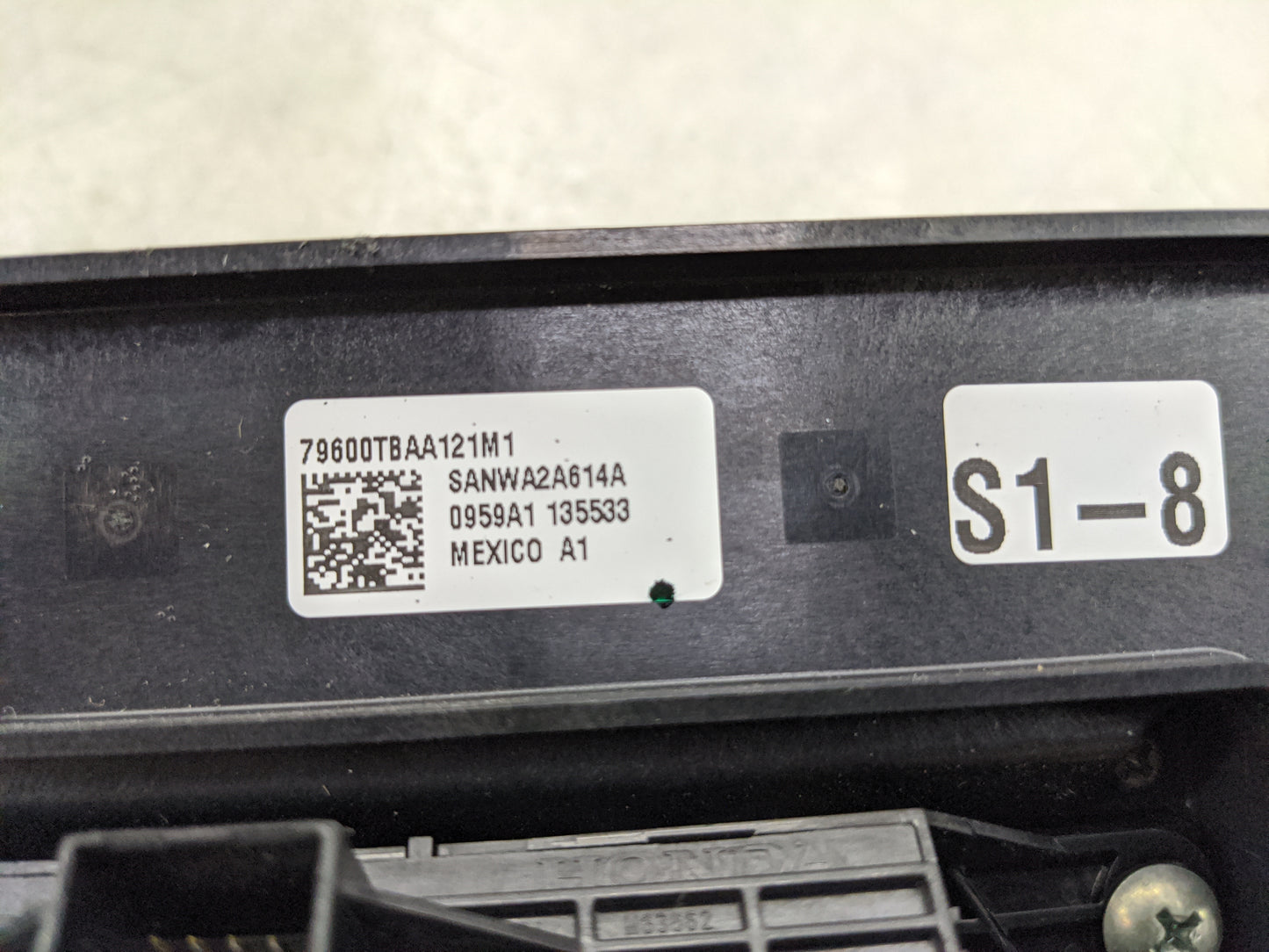 2016-2021 Honda Civic Climate Control Module Temperature AC/Heater Replacement P/N:79600TBAA121M1 Fits OEM Used Auto Parts -