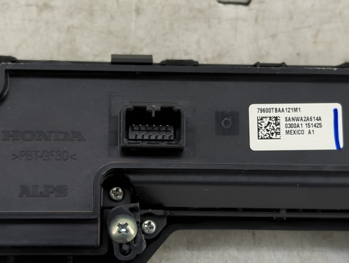 2016-2021 Honda Civic Climate Control Module Temperature AC/Heater Replacement P/N:79600TBAA121M1 SANWA2A614A Fits OEM Used 