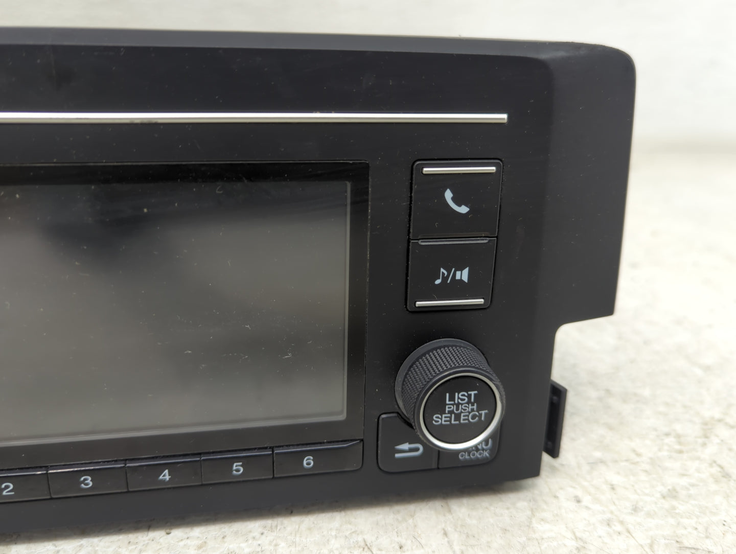 2019-2021 Honda Civic Radio AM FM Cd Player Receiver Replacement Fits Fits 2019 2020 2021 OEM Used Auto Parts - Oemusedautop