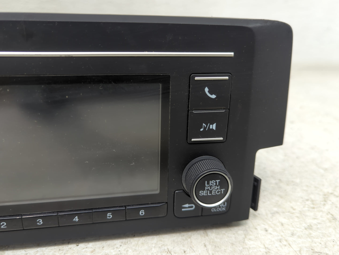 2019-2021 Honda Civic Radio AM FM Cd Player Receiver Replacement Fits Fits 2019 2020 2021 OEM Used Auto Parts - Oemusedautop