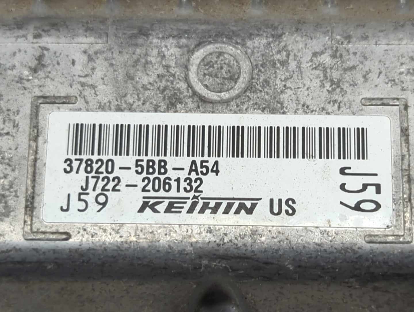 2019-2021 Honda Civic PCM Engine Control Computer ECU ECM PCU OEM P/N:37820-5BB-A54 Fits Fits 2019 2020 2021 OEM Used Auto P