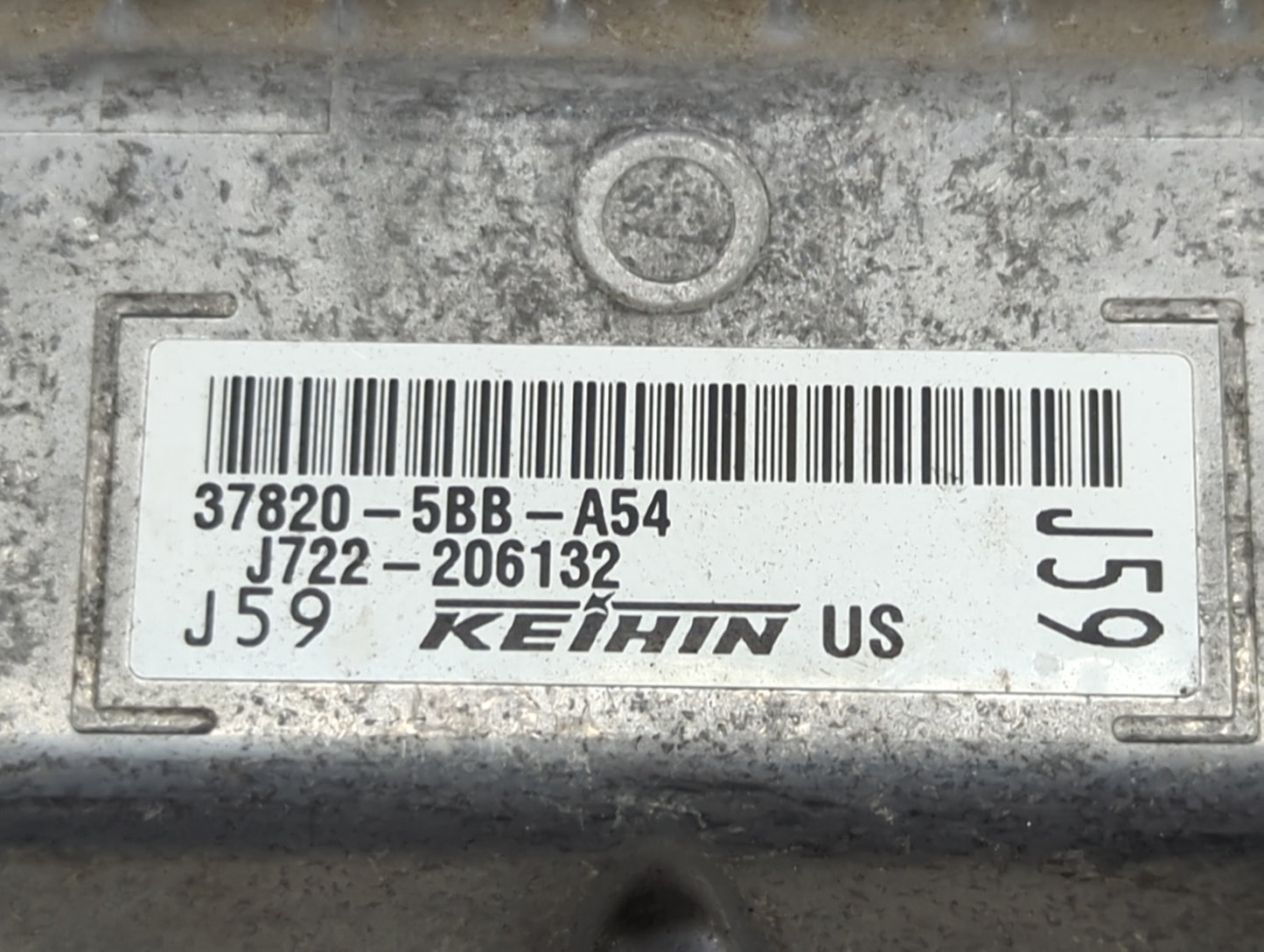 2019-2021 Honda Civic PCM Engine Control Computer ECU ECM PCU OEM P/N:37820-5BB-A54 Fits Fits 2019 2020 2021 OEM Used Auto P