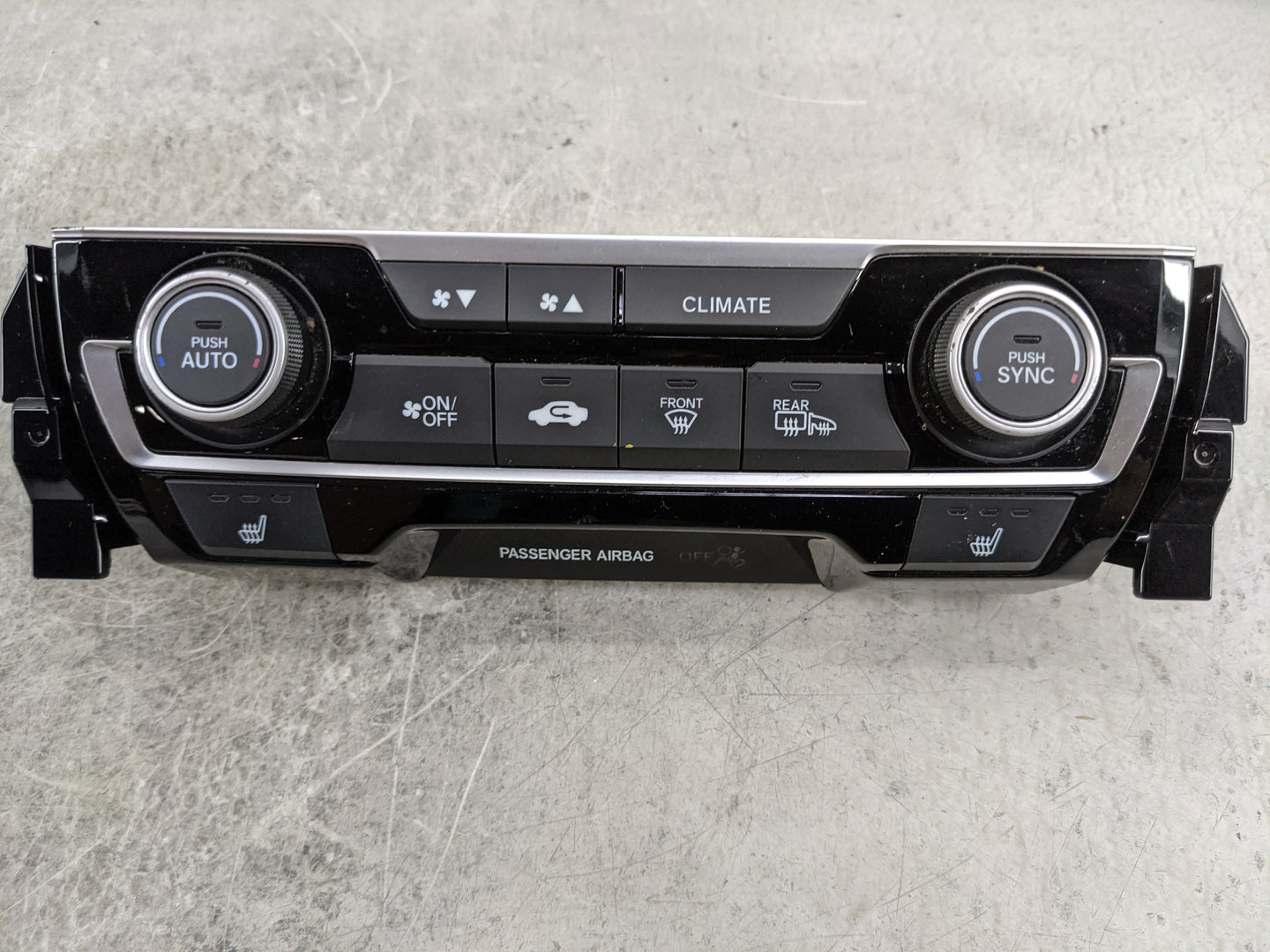2019-2021 Honda Civic Climate Control Module Temperature AC/Heater Replacement P/N:79600TBAA912M1 Fits Fits 2019 2020 2021 O