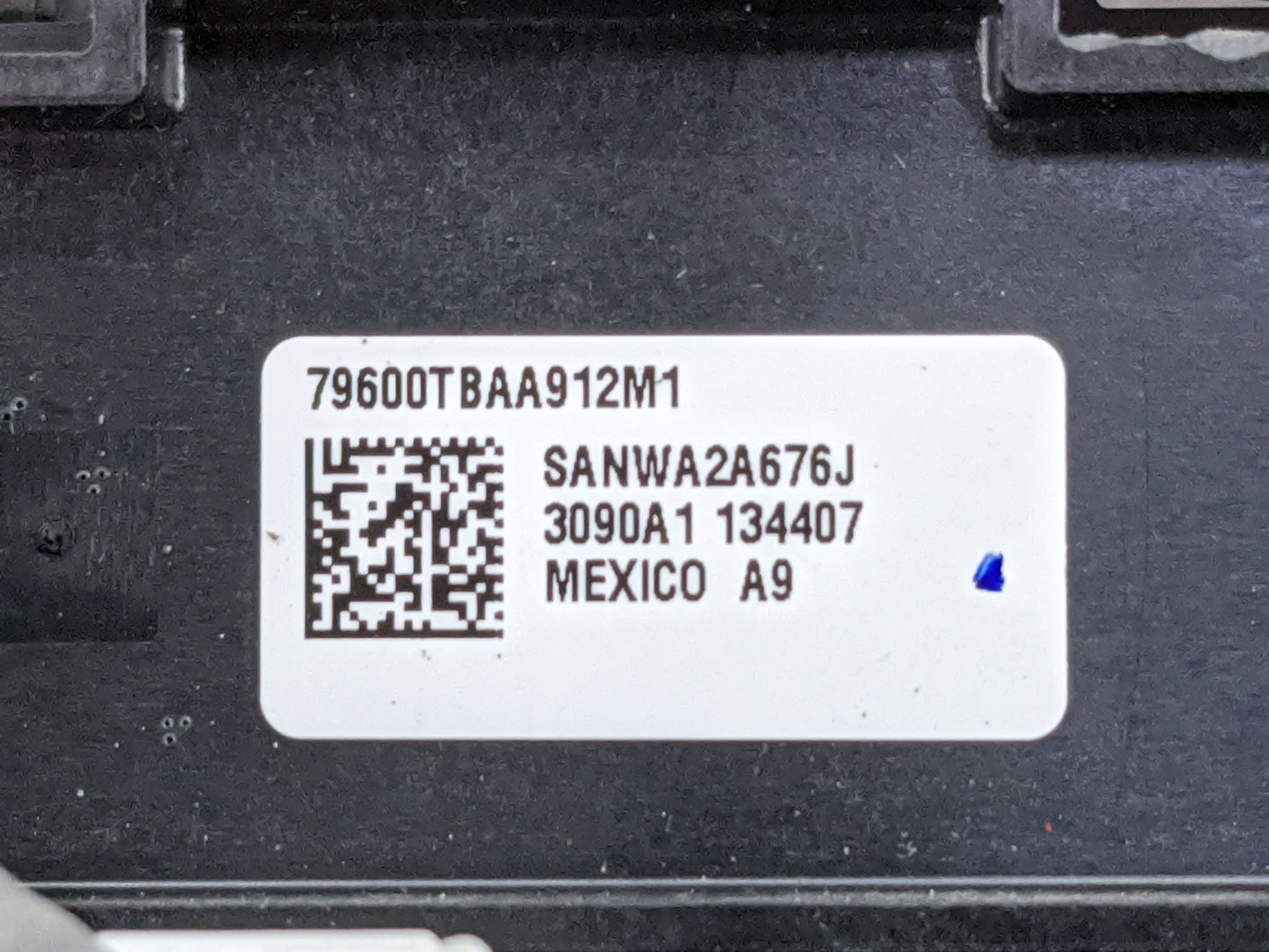 2019-2021 Honda Civic Climate Control Module Temperature AC/Heater Replacement P/N:79600TBAA912M1 Fits Fits 2019 2020 2021 O