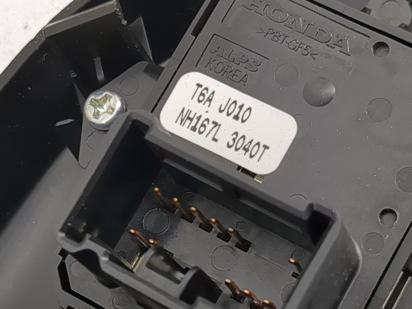 2016-2021 Honda Civic Master Power Window Switch Replacement Driver Side Left P/N:T6A J010 Fits Fits 2016 2017 2018 2019 202