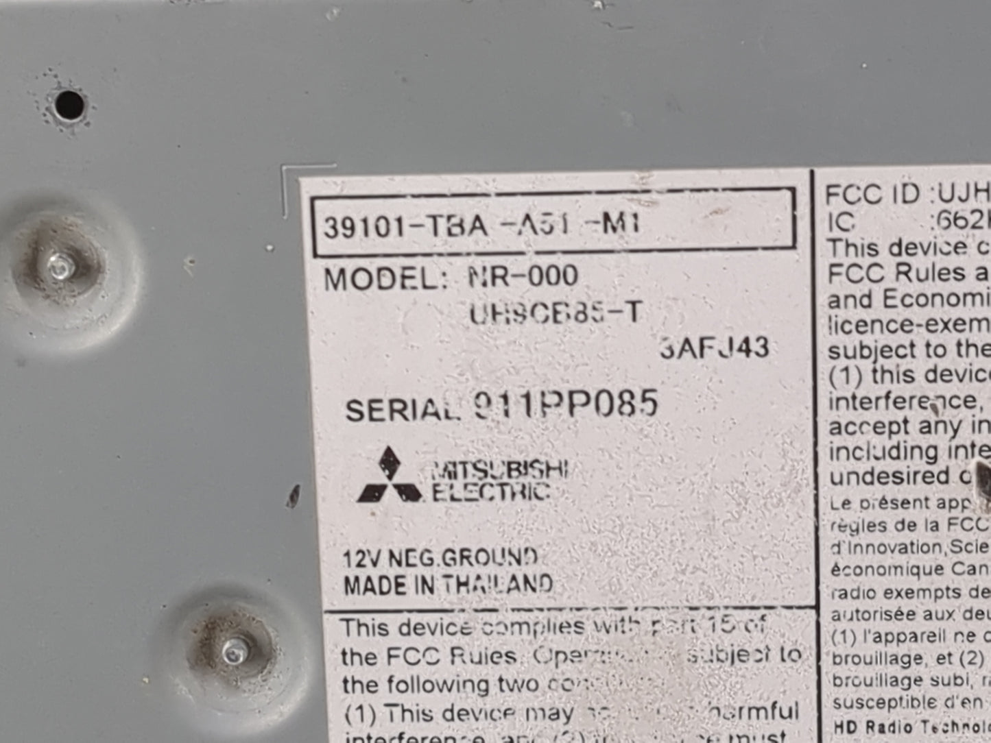 2021 Honda Civic Information Display Screen - Oemusedautoparts1.com