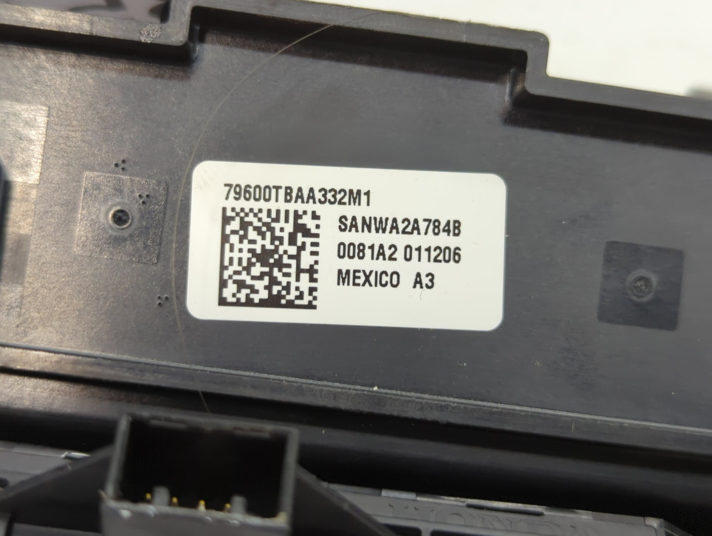 2016-2021 Honda Civic Climate Control Module Temperature AC/Heater Replacement P/N:79600-TBA-A332-M1 Fits OEM Used Auto Part