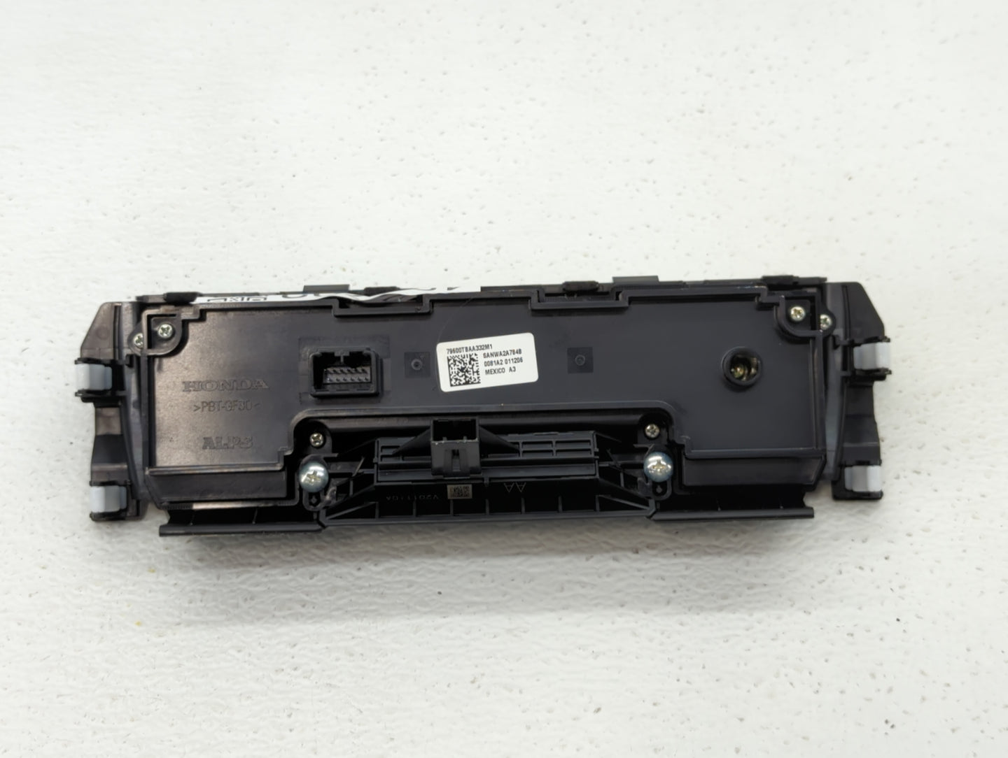 2016-2021 Honda Civic Climate Control Module Temperature AC/Heater Replacement P/N:79600-TBA-A332-M1 Fits OEM Used Auto Part