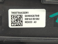 2016-2021 Honda Civic Climate Control Module Temperature AC/Heater Replacement P/N:79600-TBA-A332-M1 Fits OEM Used Auto Part