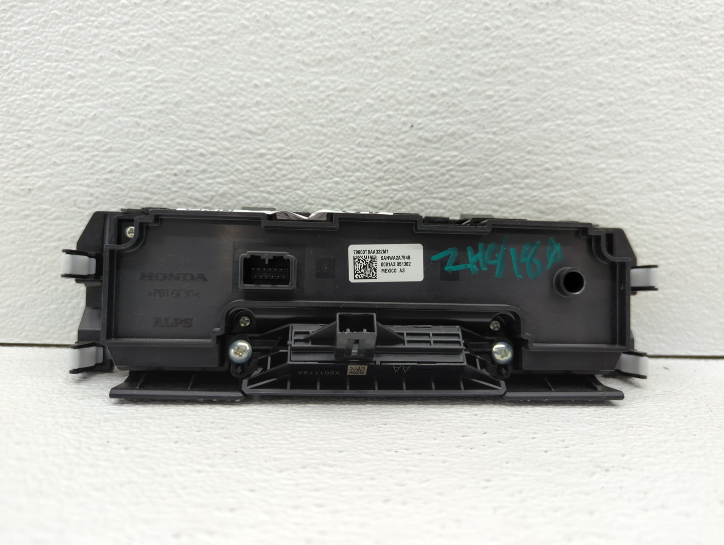 2016-2021 Honda Civic Climate Control Module Temperature AC/Heater Replacement P/N:79600-TBA-A332-M1 Fits OEM Used Auto Part
