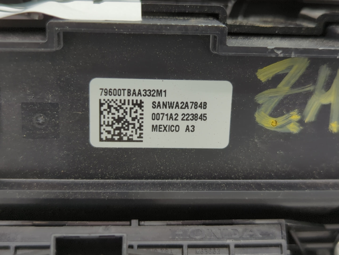 2016-2021 Honda Civic Climate Control Module Temperature AC/Heater Replacement P/N:79600-TBA-A332-M1 Fits OEM Used Auto Part