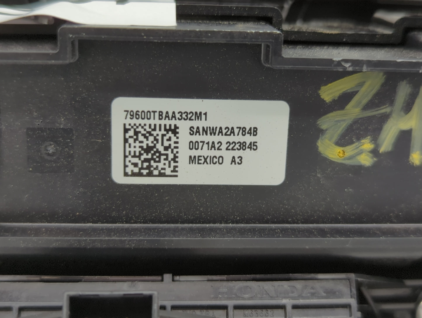 2016-2021 Honda Civic Climate Control Module Temperature AC/Heater Replacement P/N:79600-TBA-A332-M1 Fits OEM Used Auto Part