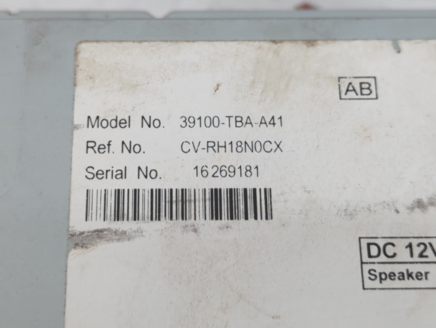 2019-2021 Honda Civic Am Fm Cd Player Radio Receiver - Oemusedautoparts1.com
