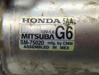 2016-2017 Honda Civic Car Starter Motor Solenoid OEM P/N:SM-75020 Fits Fits 2016 2017 2020 OEM Used Auto Parts - Oemusedauto