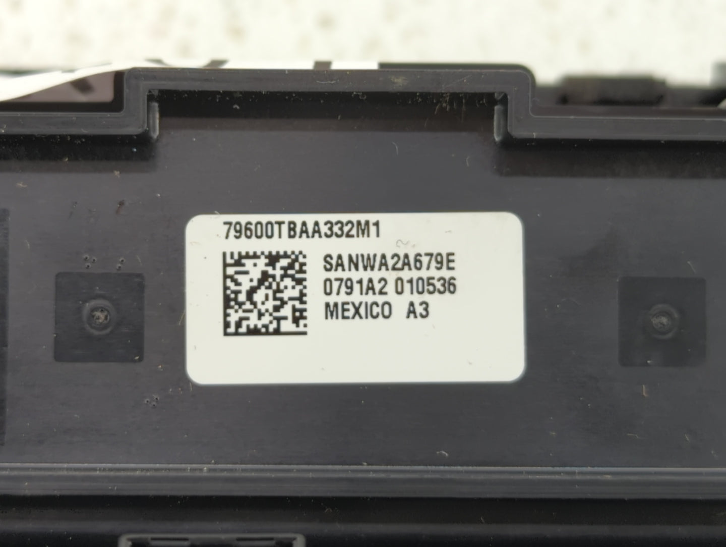 2016-2021 Honda Civic Climate Control Module Temperature AC/Heater Replacement P/N:79600TBAA332M1 Fits OEM Used Auto Parts -