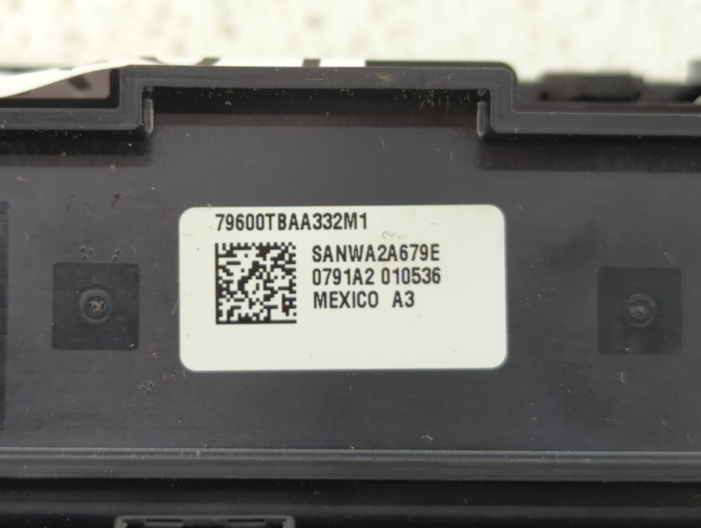 2016-2021 Honda Civic Climate Control Module Temperature AC/Heater Replacement P/N:79600TBAA332M1 Fits OEM Used Auto Parts -