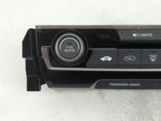 2017-2021 Honda Civic Climate Control Module Temperature AC/Heater Replacement P/N:0201A1 155952 79600TBAA332M1 Fits OEM Used Auto Parts
