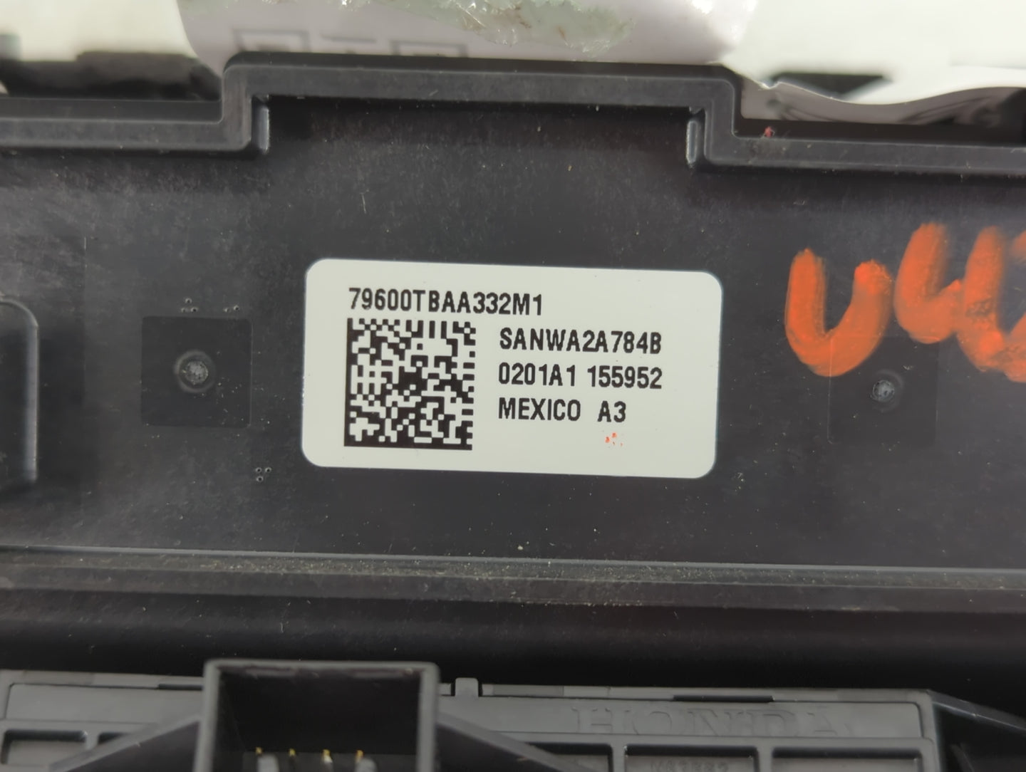 2017-2021 Honda Civic Climate Control Module Temperature AC/Heater Replacement P/N:0201A1 155952 79600TBAA332M1 Fits OEM Use
