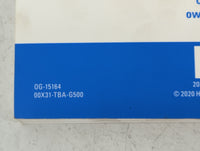 2021 Honda Civic Owners Manual Book Guide P/N:00X31-TBA-G500 OEM Used Auto Parts - Oemusedautoparts1.com
