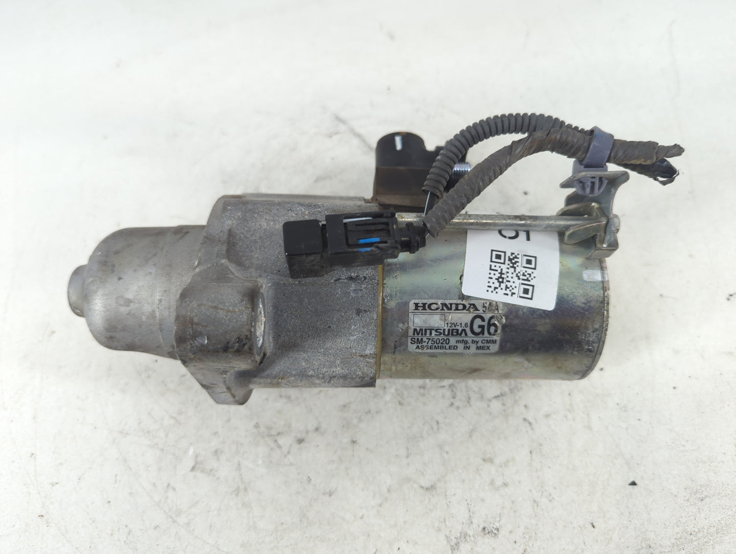 2016-2017 Honda Civic Car Starter Motor Solenoid OEM P/N:SM-75020 Fits Fits 2016 2017 2020 OEM Used Auto Parts - Oemusedauto
