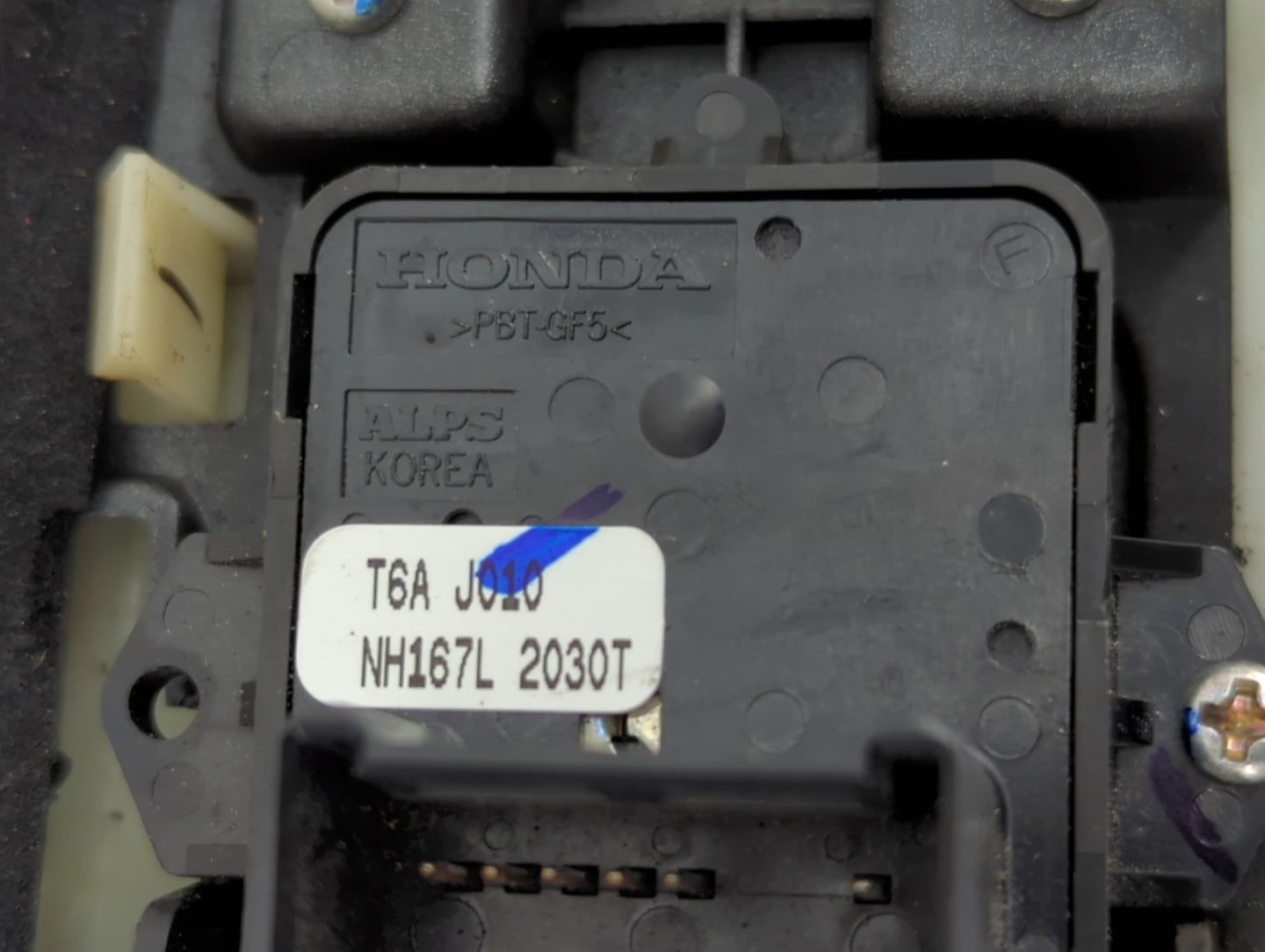 2017-2021 Honda Clarity Master Power Window Switch Replacement Driver Side Left P/N:35750-TRW-A61 Fits OEM Used Auto Parts -