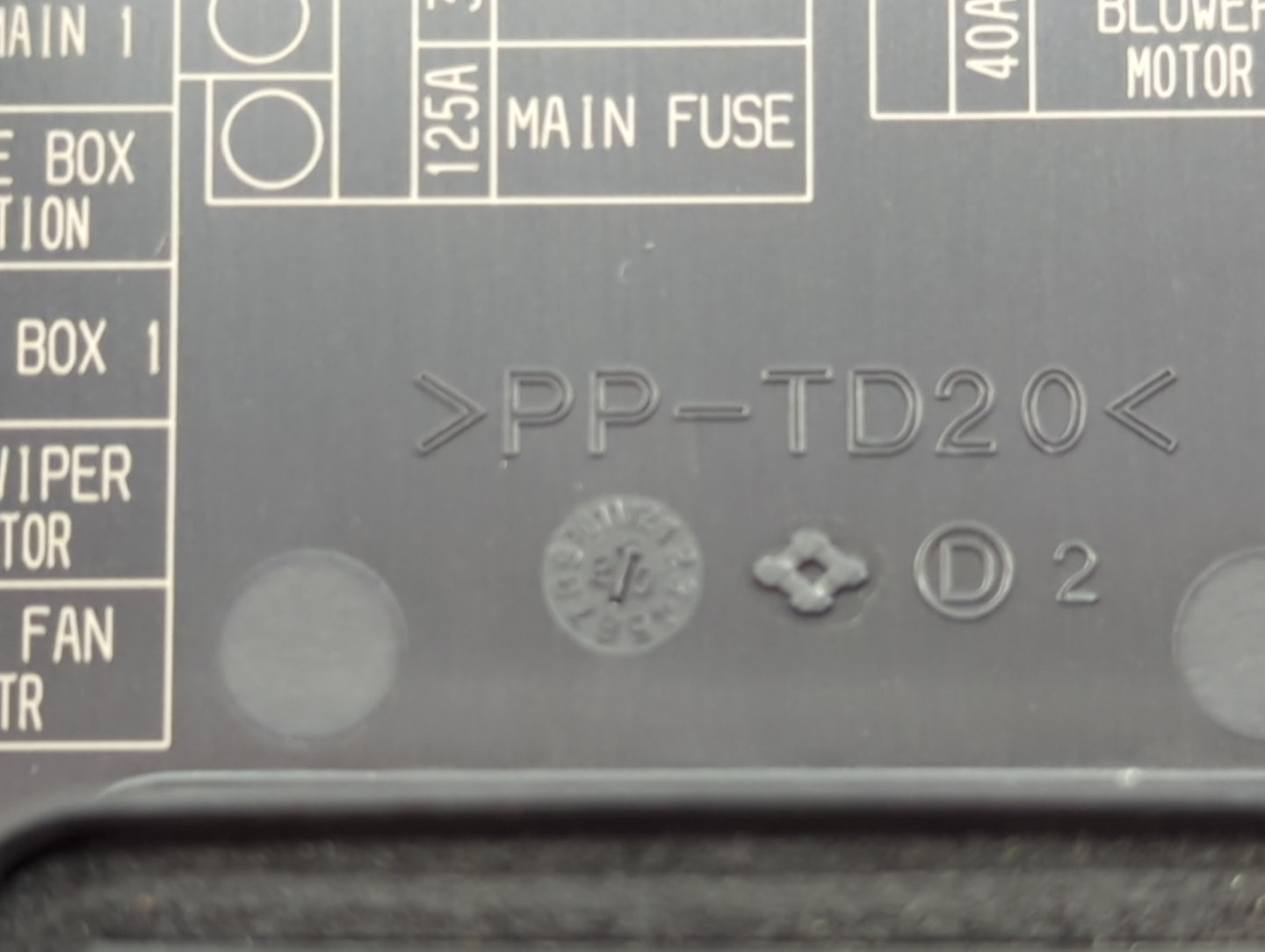 2017-2022 Honda Cr-V Fusebox Fuse Box Panel Relay Module Fits Fits 2017 2018 2019 2020 2021 2022 OEM Used Auto Parts - Oemus